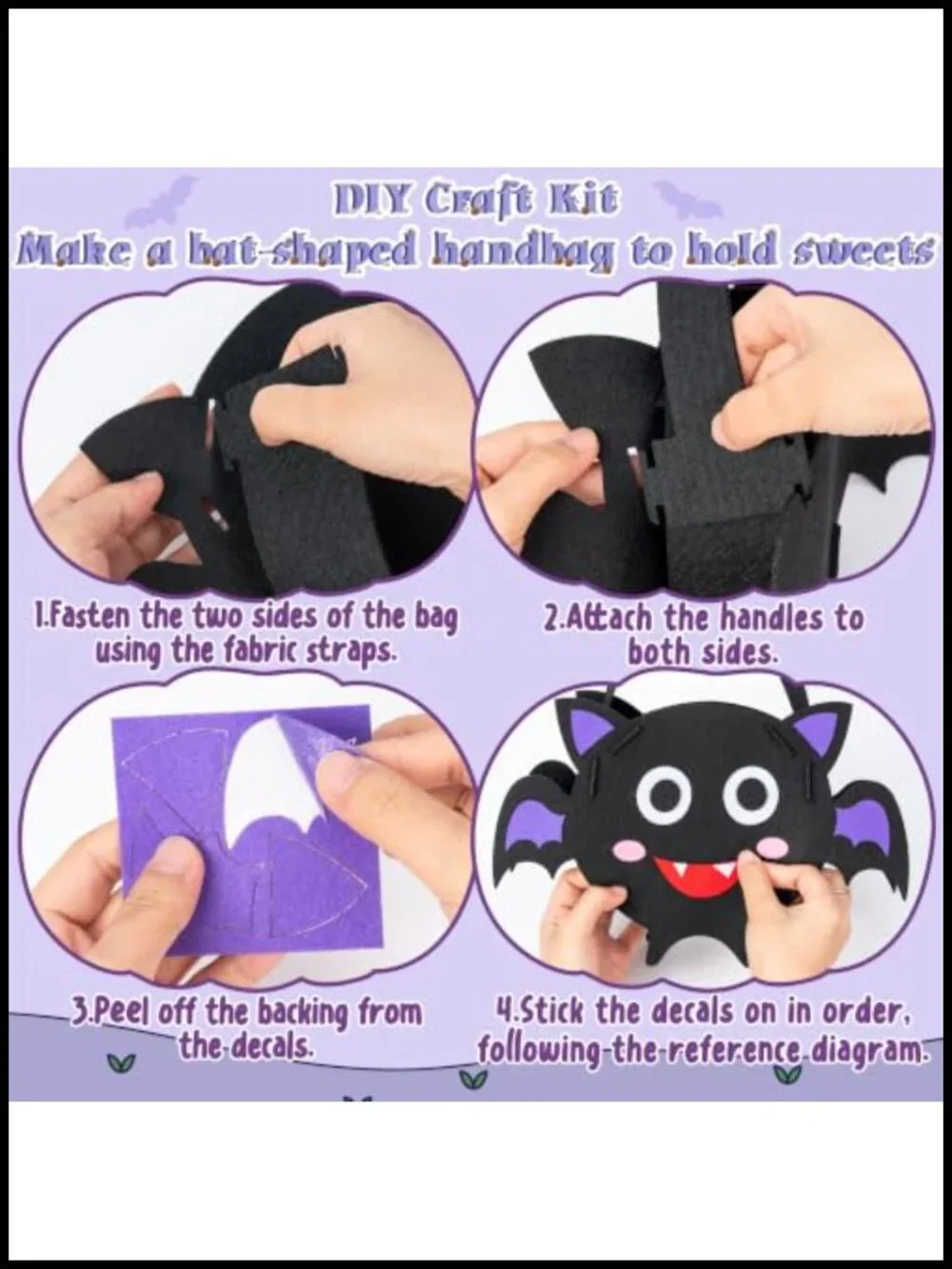 Kids Halloween Spider Costume Set Light Up Skirt Wings Headband DIY Craft